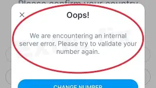 Eyecon Fix Oops we are encountering an Internal server error. Please try to validate your number