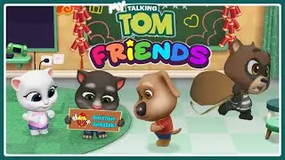 Talking Tom and friends | Говорящий Том и его друзья | Воришка Енот | Мультики игры для детей