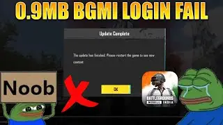 BGMI 0.9MB LOGIN PROBLEM || ANY SOLUTION TO FIX IT ?