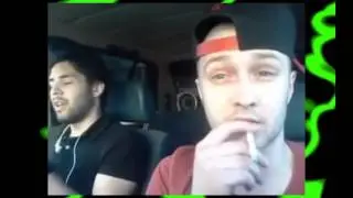 Накуренный а зачитал норм в машине RAP NO KIDS