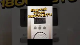 Baymak klima elektrik tüketimi, elegant plus UV 18000 btu