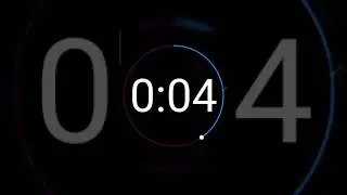 10 Seconds Countdown Timer with clock ticking sound and Finish Bell