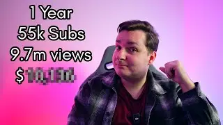 How much do I earn on youtube after 1 year?