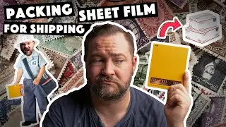 How To Ship Film For Lab Developing | Packing Large Format Sheet Film