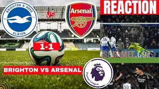 Brighton vs Arsenal 1-1 Live Stream Premier League EPL Football Match Score 2025 Highlight Gunners