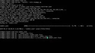 Processing JSON files on the command line