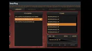 SwarPlug 4 VST Plugin: The Library Panel
