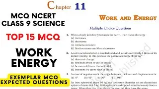 Best Mcq Class 9 Work Power and Energy | NCERT Class 9 MCQs 