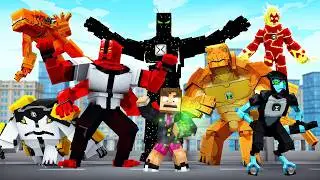 NOVOS ALIENS DO BEN 10 NO MINECRAFT !! BEN 10 REALISTA ADDON