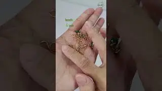 #shortsvideo | Make simple butterfly bracelet | DIY jewelry with wire and beads