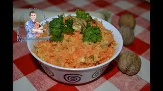 СЕКРЕТЫ ПРАВОСЛАВНОЙ КУХНИ. САЛАТ ПРАЗДНИЧНЫЙ С МОРКОВЬЮ И БЕЛОЙ РЕДЬКОЙ ДАЙКОН СО СМЕТАНОЙ