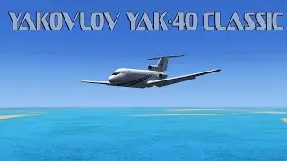 Landing the Yakovlov Yak-40 Classic at Dhabi International in FSX