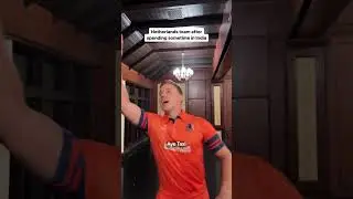 Netherlands player speaking 🗣️ Hindi ☺️ #cricket #cwc2023