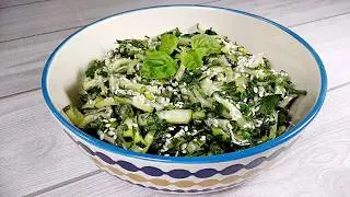БЫСТРЫЙ ВКУСНЫЙ САЛАТ ИЗ ОГУРЦОВ. ПОКОРЯЕТ СРАЗУ!