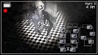 FNAF 2 in REAL TIME ll Purple Guy & Gray Puppet SFM Animation (fanmade)