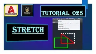 Tutorial 025; How to Use Stretch Command in AutoCAD Software; #Rpandeytutorials; Complete tutorial;