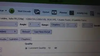 HandBrake 1.2.2/ encoder des videos de 30 FPS a 60 FPS/ FR