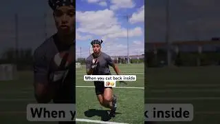 When you cut back inside‼️🤣 #footballshorts #nfl #americanfootball #collegefootball
