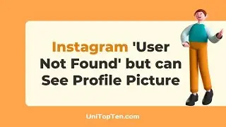 Instagram 'User Not Found' but can See Profile Picture