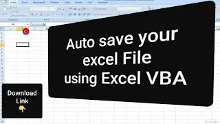 Auto Save Excel File After specific time using Excel VBA