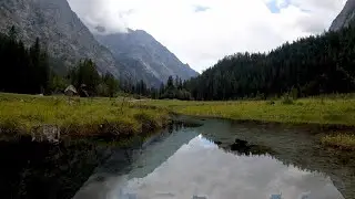 Beautiful Calm Lake At The Alps