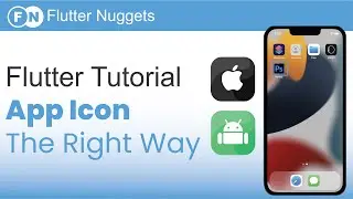 Flutter Tutorial - Change App Icon (Android & iOS) The Right Way 2022  - Flutter Launcher Icons