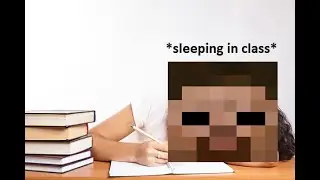 When you sleep during class #minecraft #roblox #Shorts