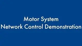 Motor System Network Control Demonstration