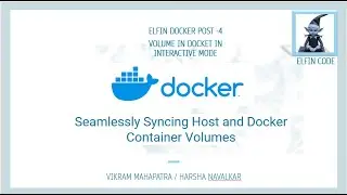 Mounting Host Dir to Docker Container Dir | Docker Tutorial for Beginners Part-3|Docker Crash Course