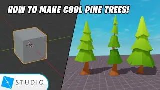 How To Make Low Poly Pine Trees (Blender 2.8)