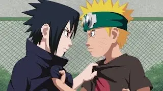 Naruto Shippuden Ultimate Ninja Storm Revolution PC - Наруто и Саске дерутся под хип-хоп