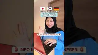 INFO KERJA DI JEPANG & JERMAN 🇯🇵🇩🇪 LULUSAN SMA BISA BANGET!!!
