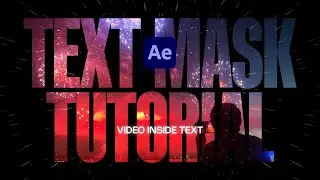How to Mask Video Inside Text in After Effects