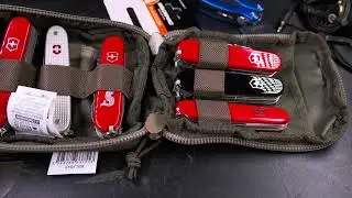 Victorinox Swiss Army Knife Sak Collection in EDC Pouch Solognac X-Access Size S Organizer EDC Pouch