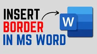How to Insert Page Borders in Your Document | Add Page Border In MS Word