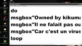 [TUTO Facile] Comment faire un faux-virus avec bloc note