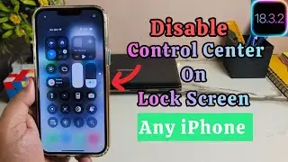 How to Disable Control Center on Lock Screen on iPhone!