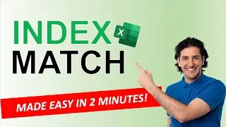 Learn EXCEL INDEX & MATCH in less than 2 minutes