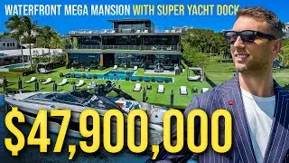 Touring Fort Lauderdale's Most Expensive Home! $48,000,000 MEGA MANSION | Mikhail Mudrik