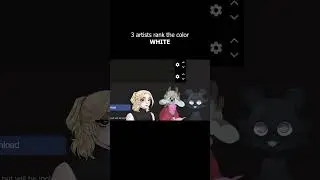 me and my friends rank the color white