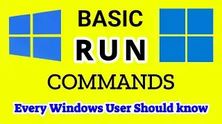 Basic Run Commands in Windows 7, 8, 10, 11 OS