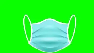 FACE MASK! COVID-19 face mask animations on green screen - VFX for video Editing 