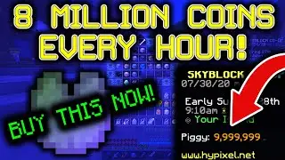 (NEW) 8 MILLION COINS AN HOUR WITH THIS TRICK! - Hypixel Skyblock