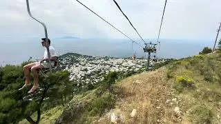 Capri Island Chairlift Full Ride in 4K UHD