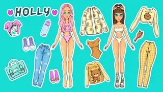 Бумажная кукла / Бумажная одежда / Бумажная косметика / Реакция