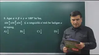 80-dars. Trigonometrik tengsizliklar. 2-qism. Yangi to'plam. Matematika.