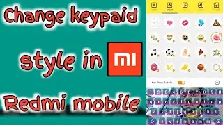 How To Change Keyboard Style In Any Redmi Mobile||