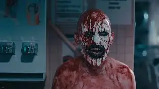 ►Арт в прачечной.  Ужасающий 2. Terrifier 2 (2022). Момент из фильма