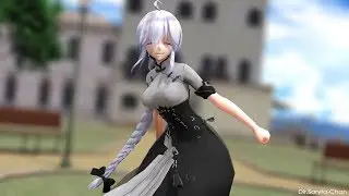 [MMD]  Zigg Zagg : TDA Haku Dress Black (HD+DL)