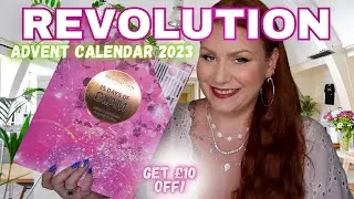REVOLUTION 25 DAYS OF GLAM ADVENT CALENDAR 2023 UNBOXING & GET £10 OFF !